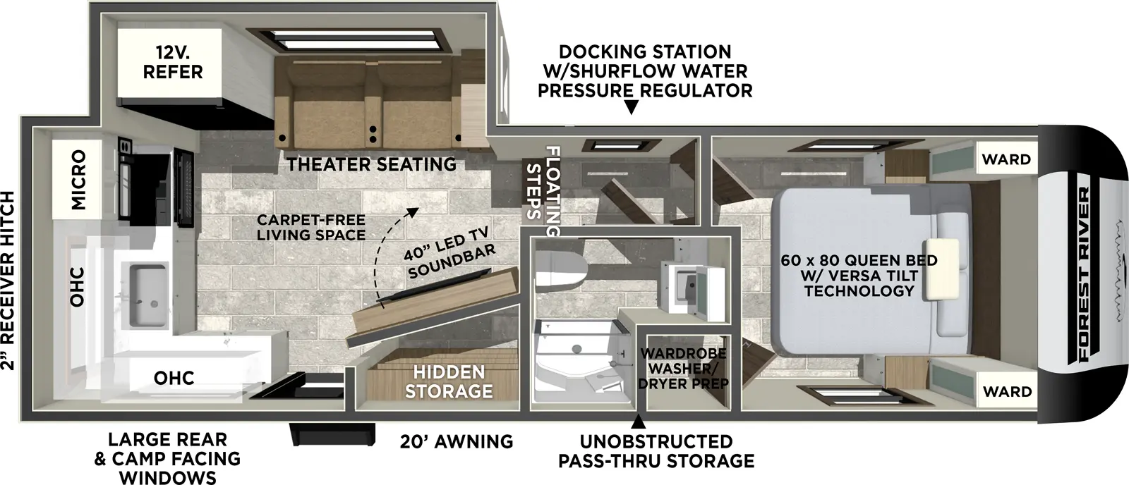 Impression 235RW Floorplan